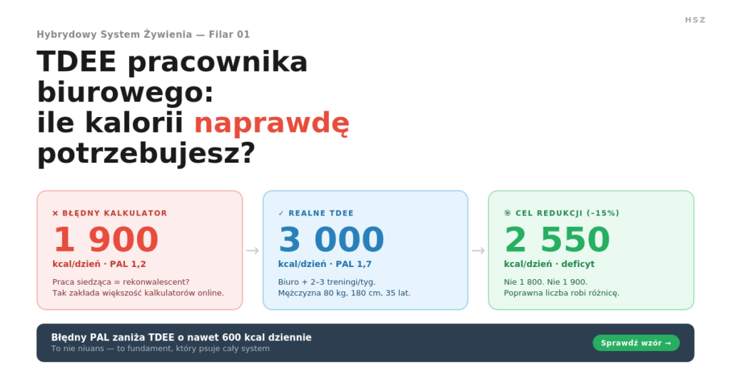 TDEE i zapotrzebowanie kaloryczne